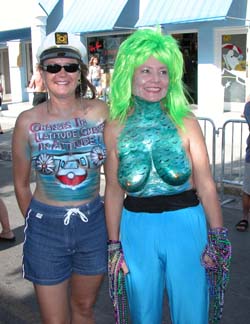 Body Painting 2004 photo - Duval Street, Key West
